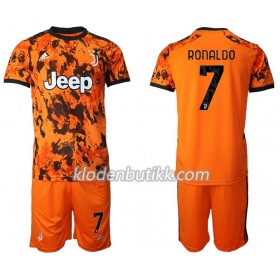 Juventus Cristiano Ronaldo 7 Barn Tredjedraktsett 2020-2021 Kortermet (+ Korte bukser)